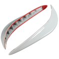 thumbnail image 2 of 1 Pair Universal Car Anti-Collision Patch Rear Bumper Corner Guard Protector Rubber Front Lower Lip Guard Strip, 2 of 6