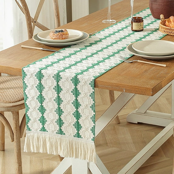 13 x 108 "Table Runner, Boho Table Runner, Boho Deco/Farmhouse Coffee Table Run - style:style1;