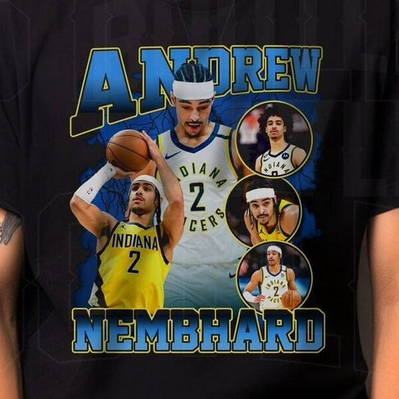 Andrew Nembhard Shirt 90s Bootleg Style Graphic Rap Tee for Men Women Vintage T-