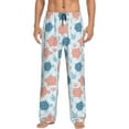 thumbnail image 2 of Goofa Sea Turtle Printed Soft Pajama Pants for Men, Wide Leg Comfy Casual Lounge Yoga Pants-XX-Large, 2 of 9