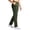 Army Green, variant on Men's Regular Fit Golf Pants Flat Front Casual Dress Pants Stretch Lightweight Comfy Trousers with 3 Pockets, Gray L