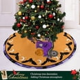 thumbnail image 6 of ZHANZZK Pumpkins Truck Bats Stars Xmas Christmas Tree Skirt Stand Mat for Holiday Party Decoration Indoor Outdoor 36 inches, 6 of 6