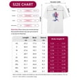 thumbnail image 7 of Women's T-Shirts, Mermaid Watercolor Cartoon Cotton Crewneck Tee Short Sleeve Casual Tops Loose Graphic T-Shirt White, L, 7 of 7