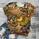 thumbnail image 2 of Gibobby Blusas Termicas Dama Tops de mujerBonito jersey con estampado de mariposasCamisa inferior informal de fiesta（Amarillo， M), 2 of 4