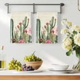 thumbnail image 3 of Vintage Green Cactus Kitchen Towels Set of 3, Spring Floral Watercolor Botanical Absorbent Dish Towels for Kitchen, Microfiber Hand Towel, Quick Drying Tea Towel for Cleaning Decorative Dishcloths, 3 of 7