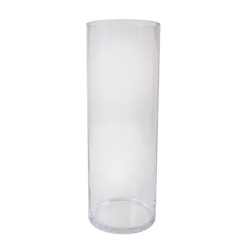 Cylinder Glass Vase, 15.75"
