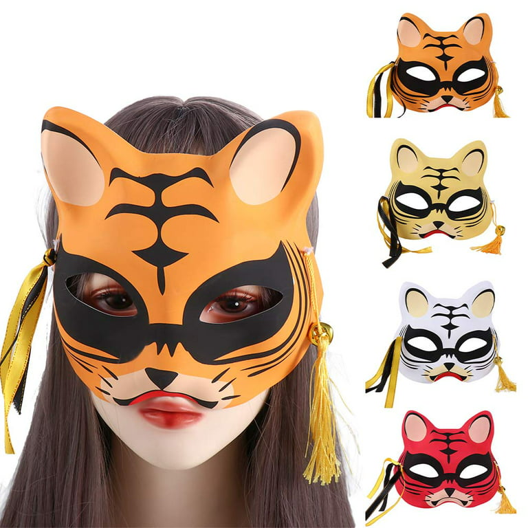 Cosplay Sexy Mask tiger pattern hood open mesh eyes unisex Zentai Costumes  Party Accessories Halloween Masks - AliExpress