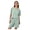 Green, variant on NTACZA Pajamas T-Shirt and Shorts Cozy Sleepwear Sets Round Neck Sweatsuit Home Solid 2 Piece Nightwear Gray L