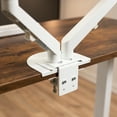 thumbnail image 2 of VIVO White Steel Reinforcement Bracket Mount Plate for C-clamp Installations, 2 of 8