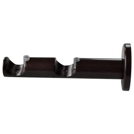 Urbanest Zinc Cast Double Rod Bracket 3 4 Rod Bronze Set Of 2