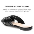 thumbnail image 4 of Journee Collection Womens Haize Tru Comfort Foam Slide Low Block Heel Sandals, 4 of 6