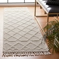 thumbnail image 2 of SAFAVIEH Vermont Willard Trellis Runner Rug, Black/Ivory, 2'3" x 8', 2 of 8