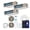 White & Size 3 Zone - 55000 BTU 11+17+17, variant on DELLA 55K BTU 3 Zone (9,500+2x17,000 BTU) Concealed Ducted Mini Split AC, 18.5 SEER2, Energy Star, 230V Inverter Heat Pump System, Pre-Charged, Work with Alexa and WiFi, 25ft Kit & Thermostat