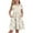 #A34-Beige, variant on XADYUY Girls Dresses Size 10-12 Twirly A-Line Short Sleeve Midi Dress Floral Pleated Crew Neck Swing Sundresses with Pockets for 4-14t Kids,Beige 3-4 Years