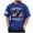 L101-Blue, variant on Men's USA Flag T-Shirt, Patriotic Freedom Graphic Tee, us Independence Day tee(L101-Blue,M)