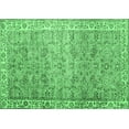 thumbnail image 1 of Ahgly Company Indoor Rectangle Persian Emerald Green Traditional Area Rugs, 3' x 5', 1 of 4