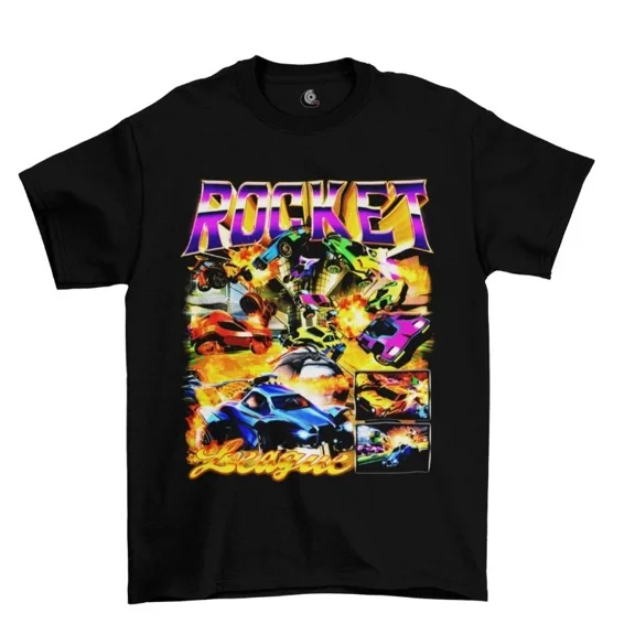 Rocket League graphic Tee Unisex Short Sleeve Shirt S-5XL