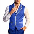 thumbnail image 3 of Men'S Steampunk Vest Costume Single Breasted Vintage Inspired Waistcoat For Halloween Party Cosplay Role Play Masquerade Stage Performance Outfit, 3 of 5