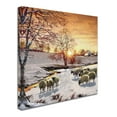 thumbnail image 2 of Trademark Fine Art 'Winter Sheep II' Canvas Art by The Macneil Studio, 2 of 3