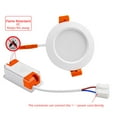 thumbnail image 4 of YGS-Tech 2 Inch LED Recessed Lighting, Dimmable Downlight 3W(35W Halogen Equivalent), CRI80, 5000K Daylight White Ceiling Light w, 4 of 7