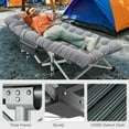 thumbnail image 4 of FICISOG Oversized XXL Folding Sleeping Cots for Adults, 900lb Loading Double-Layer 1200D, Heavy Duty Guest Bed W/Mattress & Carrying Bag, 4 of 10
