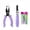 Light Purple (6mm), variant on Single Hole Punch Paper Hole Puncher for Crafts, One Hole Punch with Soft Grip Handle, Hole Punches for Students & Adults, Handheld Circle Punch for Paper Crafts in Home, Office, Classroom Stationery