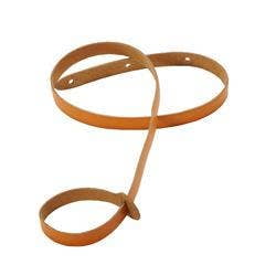 M19 3/4" Leather Mandolin Strap (Tan)