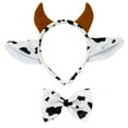 thumbnail image 4 of SeasonsTrading Cow Ears Headband Tail & Bow Tie Costume Set - Cute Halloween, Cosplay, Birthday Party, Fun Cow Dress Up Day Accessories Kit, 4 of 4