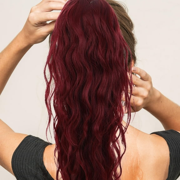 CIMAXIC 1Pcs Synthetic Ponytail Wig Hair Extensions for Women 19.7X2X2In