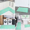thumbnail image 5 of Pioneer Flower Floral Print Pattern Kitchen Rugs Sets Of 2, Anti Fatigue Non Slip Washable Floor Mats for Kitchen Sink Laundry, 17X30 Inch + 17X47 Inch, 5 of 6