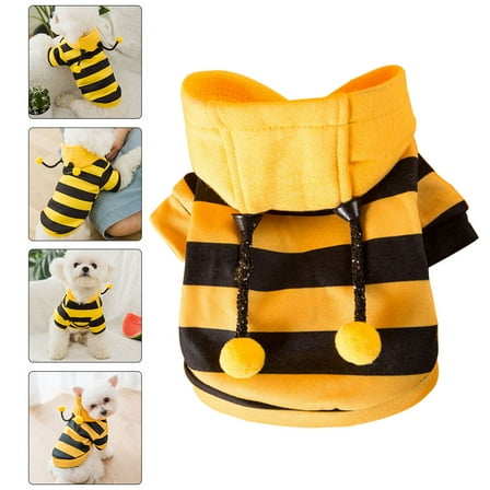 BESTOYARD cute knitwear dog clothes Dog Clothing Yellow Pet Cat Winter Style 1Set
