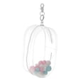 thumbnail image 5 of Vitrina transparente Strade Fareast Limited para muñecas con llavero y cremallera rosa, 5 of 5