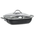 thumbnail image 2 of HUBERT® Casserole Pan with Glass Lid Single-Ply Square Black Stainless Steel - 11"L x 11"W x 2 2/5"H, 2 of 5