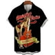 thumbnail image 2 of Camisa de manga corta casual y de moda para hombre con estampado 3D de belleza de vacaciones hawaianas con botones en el cuello, talla grande, 2 of 5