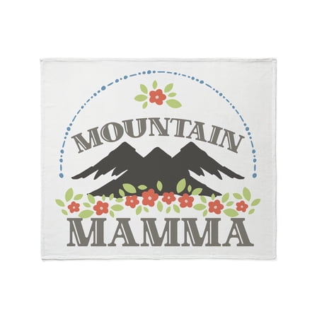 CafePress - MOUNTAIN MAMMA - Soft Fleece Throw Blanket, 50"x60" for All Ages