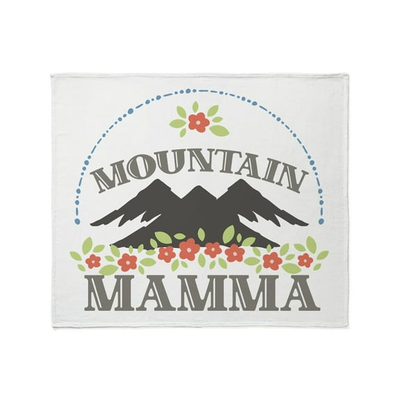 CafePress - MOUNTAIN MAMMA - Soft Fleece Throw Blanket, 50"x60" for All Ages