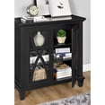 thumbnail image 2 of Ellington Double Door Accent Cabinet, Black, 2 of 9