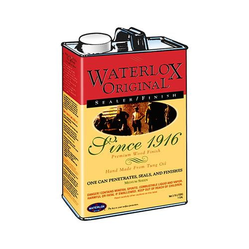 Waterlox Medium Clear Oil-Based Wood Finish 1 qt