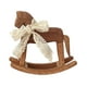 thumbnail image 2 of Caballo mecedor de madera decorativo, juguete artesanal de caballo de madera, mecedora en miniatura para escritorio, alféizar de , oficina., 2 of 9