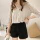 thumbnail image 5 of Sonducket Camisa a rayas Mujer Blusa de verano Cuello Suelta Top casual Prendas para la parte del cuerpo Blanco L, 5 of 8