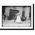 thumbnail image 2 of Historic Framed Print, Miss Green, Miss Goodrich (in middle), and Asst. Naval Constructor Land, saluting officer, Brooklyn, N.Y., 17-7/8" x 21-7/8", 2 of 9