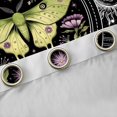 thumbnail image 4 of Homewish Hippie Moth Blackout Curtains Set of 2 (52x84 Each), Universe Sun and Moon Curtain, 4 of 5