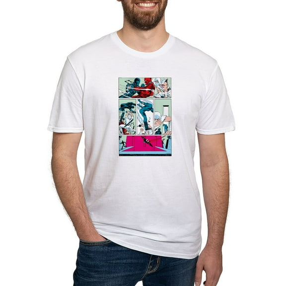 CafePress - G.I. Joe Snake Eyes Vs. Stor Men's Classic T Shirt - Fitted T-Shirt, Vintage Fit Soft Cotton Tee