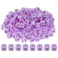 thumbnail image 1 of Uxcell Clothes Hanger Markers, Tags Fit Rod Garment Size Hanger Clips Color Coding Label for Clothing Hangers Light Purple 5XL, 1 of 6