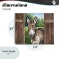 thumbnail image 4 of Stupell Industries Cottage Donkey in Wooden Gate Canvas Art, 30 x 24, by George Dyachenko, 4 of 8