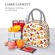 thumbnail image 5 of Balery Autumn Leaves 1 Bolsa de Almuerzo para Mujeres, Caja de Almuerzo, Bolsa de Almuerzo Pequeña Impermeable, Tote de Almuerzo Reutilizable con Gran Capacidad, 5 of 6