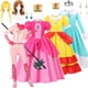 thumbnail image 2 of Vestido de princesa de melocotón para niñas, traje de Cosplay de Margarita Rosalina, Con cómic, para fiesta de Halloween, 2 of 4