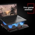 thumbnail image 5 of Gaming Laptop Cooler Silent Six Fan Cooling Pad Notebook Stand Con Luz Para Computadora Portátil seitruly EL016699-01, 5 of 5
