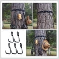 thumbnail image 4 of USHOBE 5pcs Tree Stand Accessory Holder Stainless Steel for Hunters Black, 4 of 8