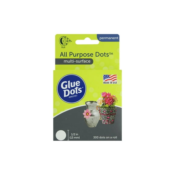 Glue Dots Tout Usage 1/2" Boîte 300pc